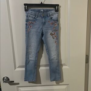 Sonoma Blue Slim Fit Jeans with Distressed Details